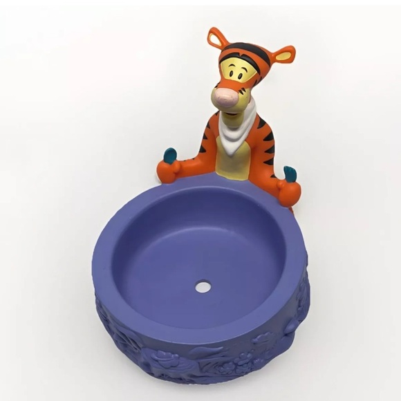 Vintage TIGGER Bowl RARE HTF 90's Applause Winnie the Pooh HOLDER ONLY Snack Pet - Picture 2 of 12